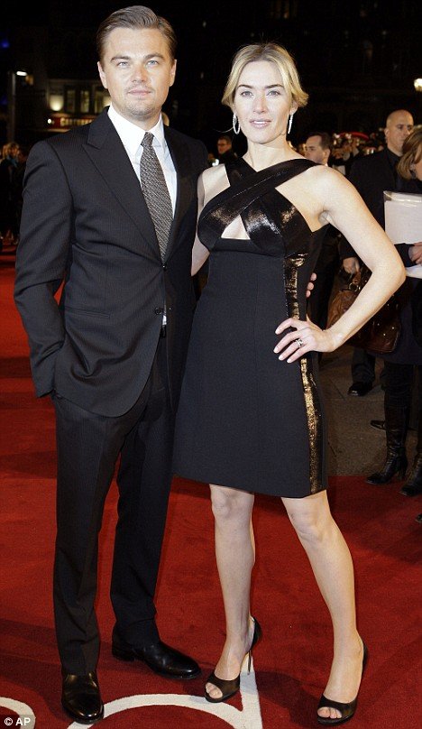 Kate Winslet, right, and U.S. actor Leonardo DiCaprio